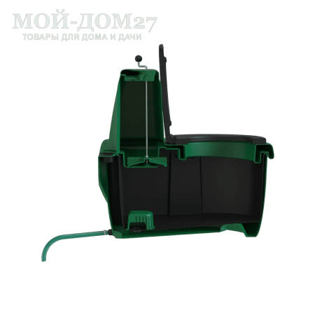 Торфяной туалет Rostok Комфорт 90 Зеленый | Мой-Дом27 | Стационарный торфяной биотуалет зеленого цвета емкостью верхнего бака 25 л. и&nbsp;нижнего бака 90 л.<br>
 Позволяет семье из 4 человек ежедневно использовать его до заполнения на протяжении 1-1,5 месяцев.<br>
Высота сиденья: 45 см